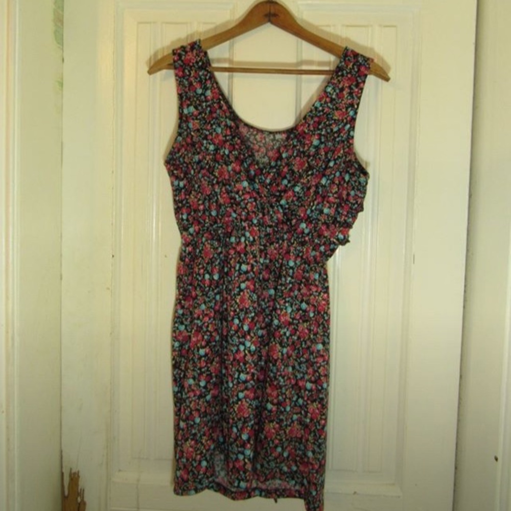 REVERSIBLE floral dress